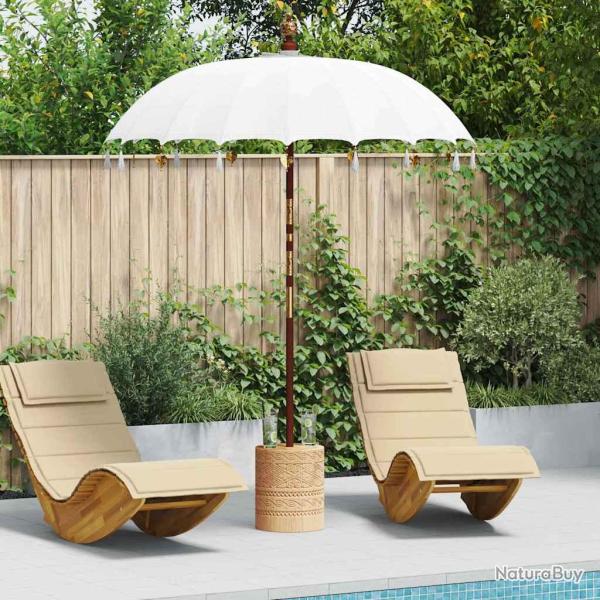 Parasol balinais Cr�me 190 x 190 x 260 cm
