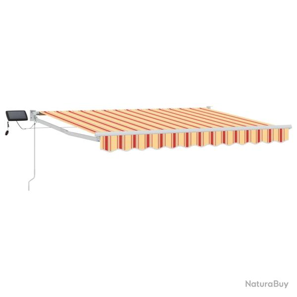 Store r�tractable manuel avec LEDs Multicolore 3 x 2,5 m