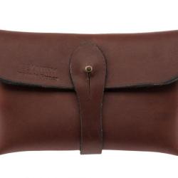 POCHETTE BALLES EN CUIR GRAS - Fabriqu&eacute; en France - Grande qualit&eacute;