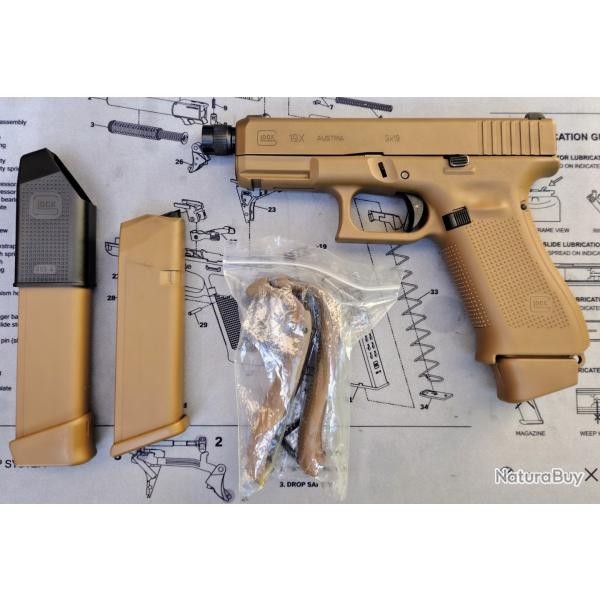 Glock 19X Filet� Cal. 9x19mm