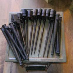 lot de 10 baionnettes type clou de lee enfield