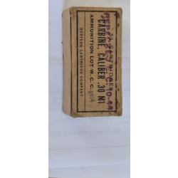 Tres rare bo&icirc;te de 50 munitions 30M1 dat&eacute;e 10 44 *repacked" vendu par poudrenoirepro