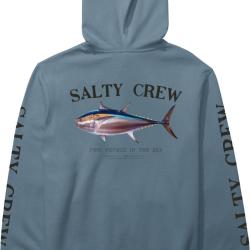 Sweat &agrave; capuche SALTY CREW Big blue hood fleece Slate XL