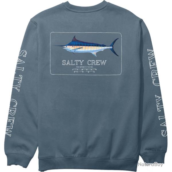 Tee shirt SALTY CREW Blue rogers LS Sunshirt Blue fin L