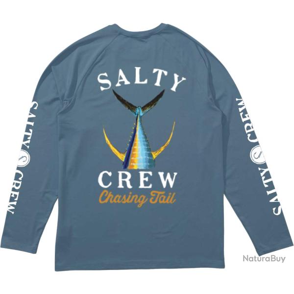 Tee shirt SALTY CREW Tailed LS Sunshirt Pilot blue XL