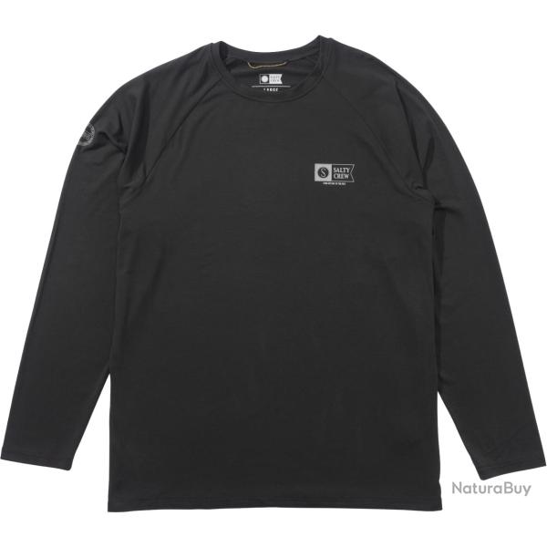 Tee shirt SALTY CREW Mariner lite UV LS Charcoal L