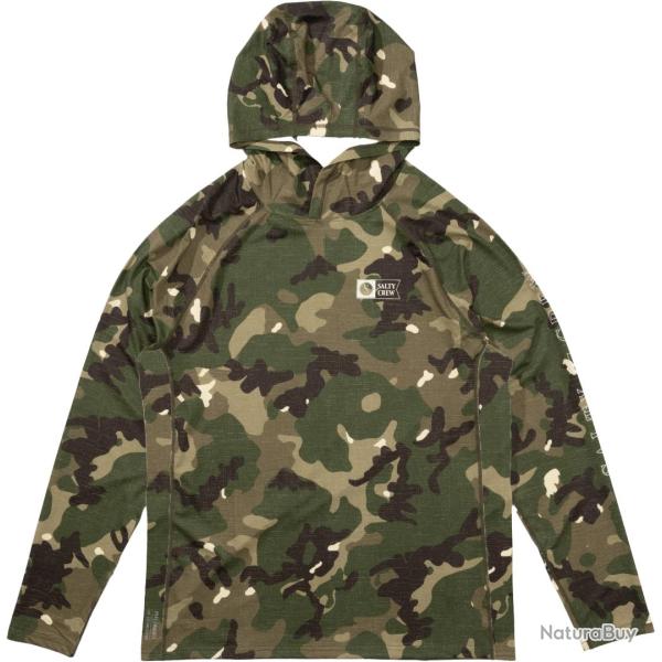Tee shirt SALTY CREW Apex perforated sunshirt Camo XL