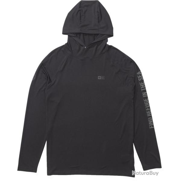 Tee shirt SALTY CREW Mariner lite UV Hoodie Charcoal L
