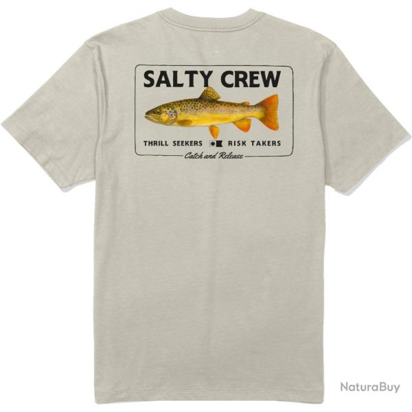 Tee shirt SALTY CREW Browny SS tee Moonbeam M