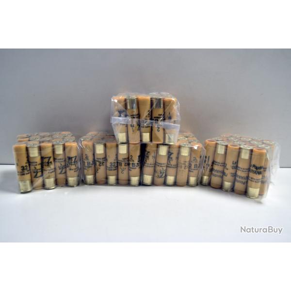 Lot de 5 boites de cartouches Mary Arm 32g BJ plomb n�2 - Cal 20