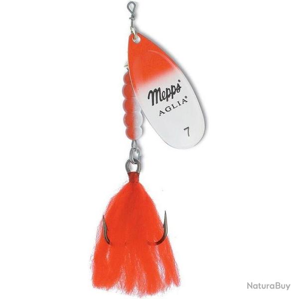 Cuiller Mepps Aglia n�7 31g Blanc Rouge