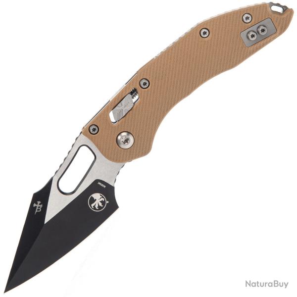 Cotueau pliant  - Microtech Stitch Ram Lock Fluted G10 Tan