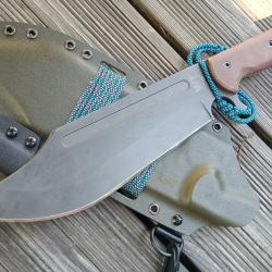 Work tuff gear v44x Poign&eacute;e Work Tuff Gear V44X (SK85) Hand Rub APO, en Micarta de toile
