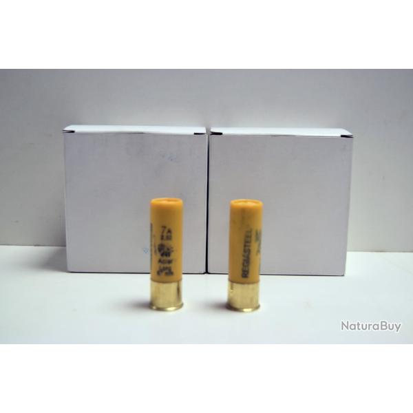 Lot de 2 boites de cartouches Mary Arm Regia Steel 24g BJ Plomb n�7 Acier - Cal 20