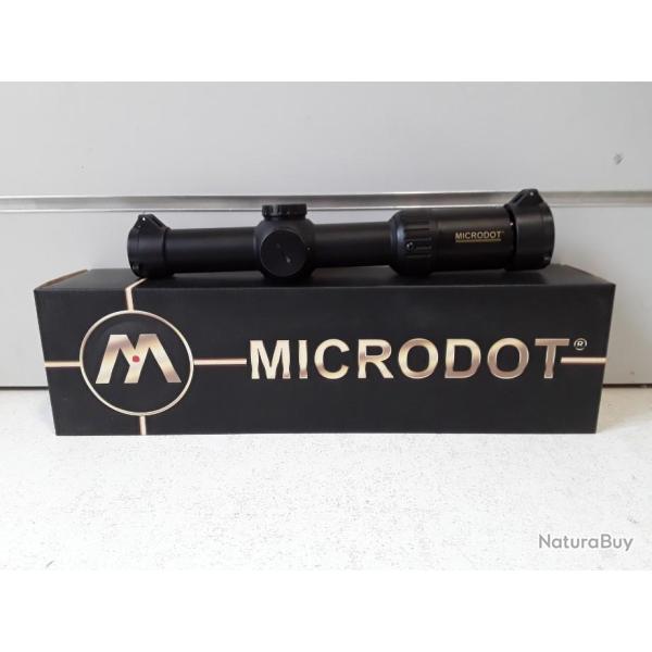 Lunette Microdot FIBER 1-8X24 ret lumineux