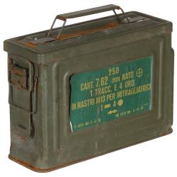 Caisse &agrave; munition US WWII Cal. .30 M2 d'origine militaire d'occasion
