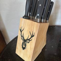 Bloc 7 couteaux  cuisine professionnels neufs Cerf
