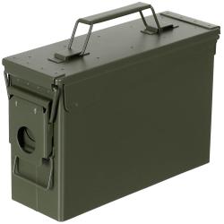 Caisse &agrave; munition US M19A1 m&eacute;tal, olive Cal. 30