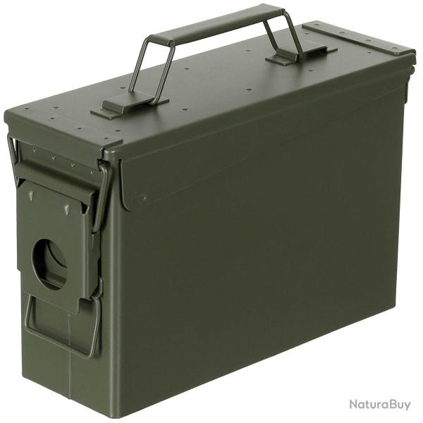 Caisse � munition US M19A1 m�tal, olive Cal. 30