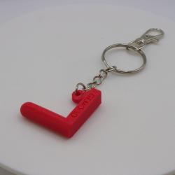 TEMOIN CHAMBRE VIDE 9MM PORTE CLEF