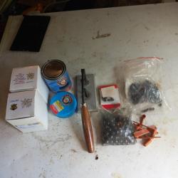 Lot pour revolver cal 44 poudre noire