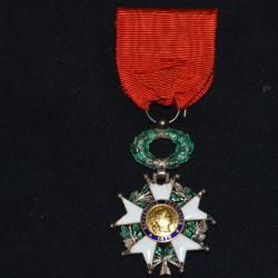 ETOILE DE CHEVALIER LEGION D'HONNEUR-1870-FRENCH LEGION OF HONOR-GUERRE 1914/18-13&deg; ET 114&deg; CHASSEUR