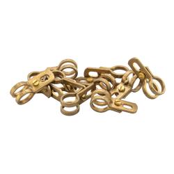 LOT DE 10 BAGUES ATTACHES CANARD COLVERT LAITON