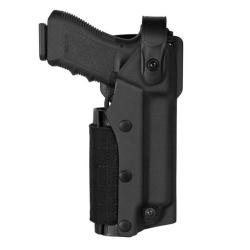 Holster Vega droitier Zoom VKZ804 noir pour GLOCK 17/18/19/22/23 avec lampe/laser