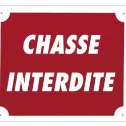 PANNEAU ''CHASSE INTERDITE'' 30 X 25 CM AKILUX