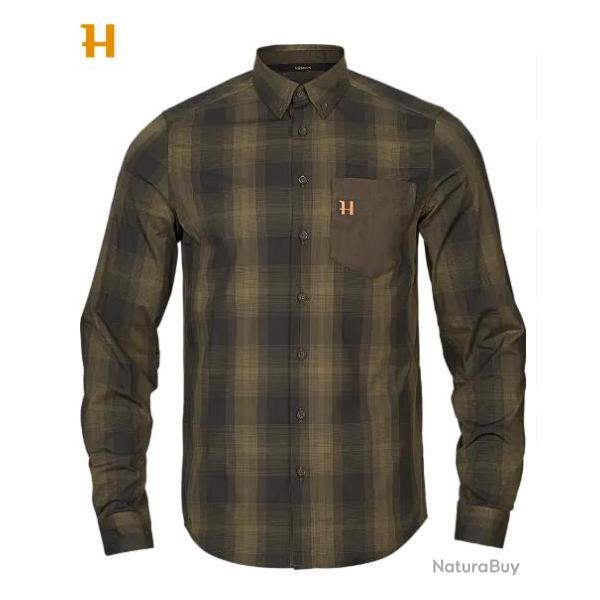 HARKILA CHEMISE AKKAN GREEN BROWN