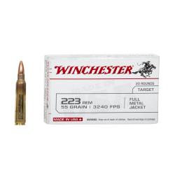 Balles 223REM Fmj 55 gr X20