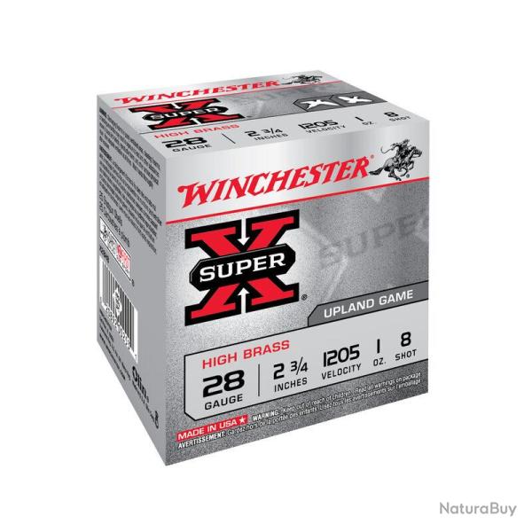 Cartouches 28-70 Super X High Brass 28G PB7.5 X25