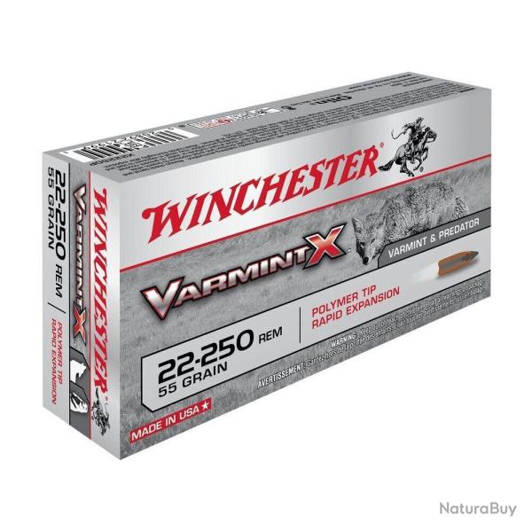 Balles 22-250REM Varmint X 55 gr X20