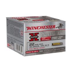 Balles 22WM Super X Fmj 40GR X150