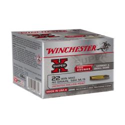 Balles 22WM Super X Jacketed Hp 40GR X150