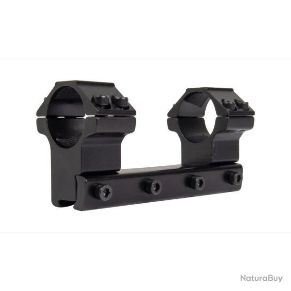 Montage Monobloc 2 Colliers 25.4 mm H 21 mm Rail 11 mm