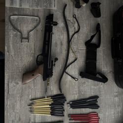 Arbal&egrave;te pistolet crossbow kit complet