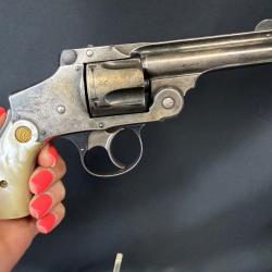 SMITH & WESSON SAFETY DA 4TH MODEL calibre 38sw num&eacute;ro de s&eacute;rie 161586
