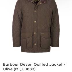 Barbour devon quilted
