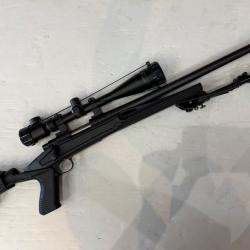 Ensemble Remington 700 can lourd + ch&acirc;ssis + lunette+bipied
