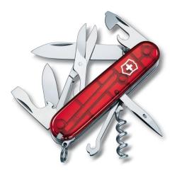 COUTEAU SUISSE CLIMBER 14 FONCTIONS - ROUGE TRANSPARENT - VICTORINOX