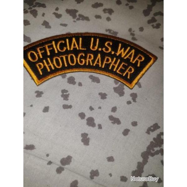 Patch tissu US Photographe  ( 1 )
