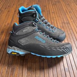 Chaussure de randonn&eacute;e mid ASOLO ELDO MID LTH GV graphite/blue moon PRIX LE MOINS CHER DESTOCKAGE !!
