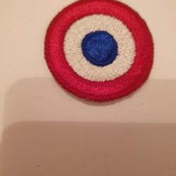 Cocarde tricolore en tissu ORIGINALE , JAMAIS UTILIS&Eacute;E   ( 1 )