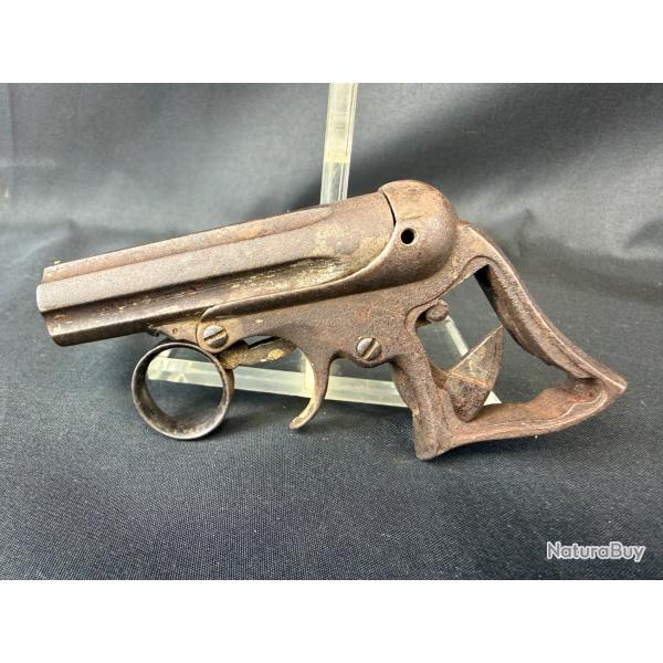 REMINGTON ELLIOT DERINGER PEPPERBOX calibre 22 num�ro de s�rie 1620