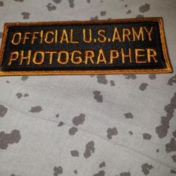 Patch tissu US  photographer  ( 1 )