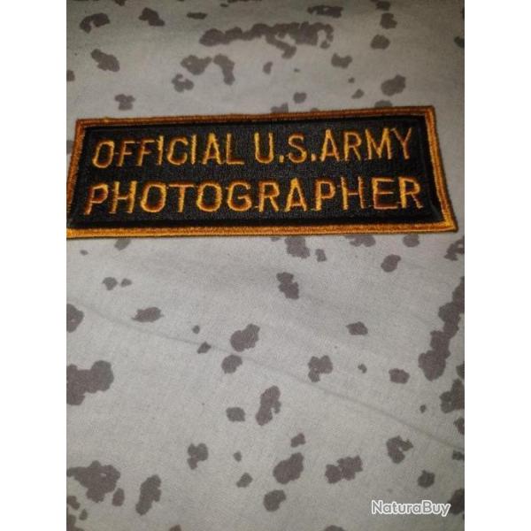 Patch tissu US  photographer  ( 1 )