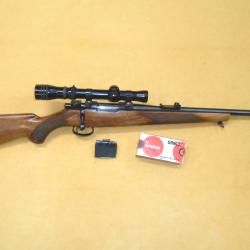 CARABINE SAKO - CALIBRE 7x33 Sako +MUNITIONS +MONTAGE et LUNETTE REDFIELD