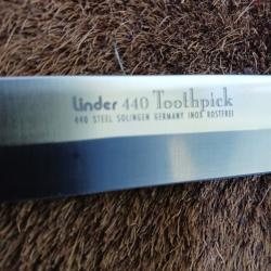 Couteau de chasse vintage LINDER Solingen