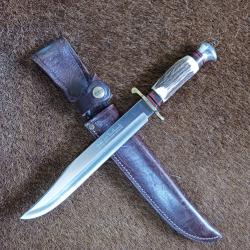 Couteau de chasse vintage LINDER Solingen